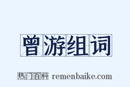 曾游组词是什么意思的图片